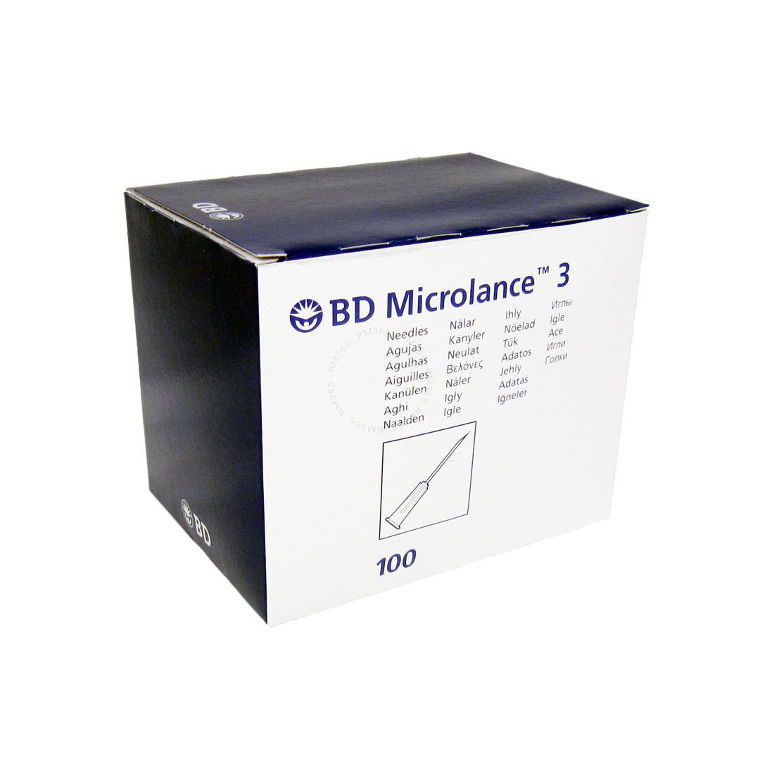BD Microlance Hypodermic Needle (21G, Green, 16mm) (1 x 100)